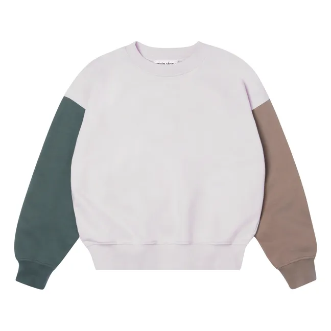Bubble-Sweatshirt | Lila