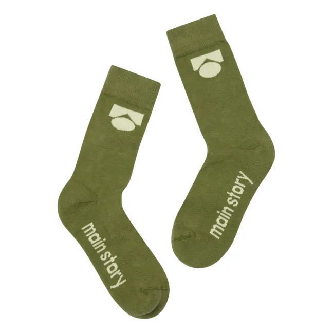Logo socks | Khaki