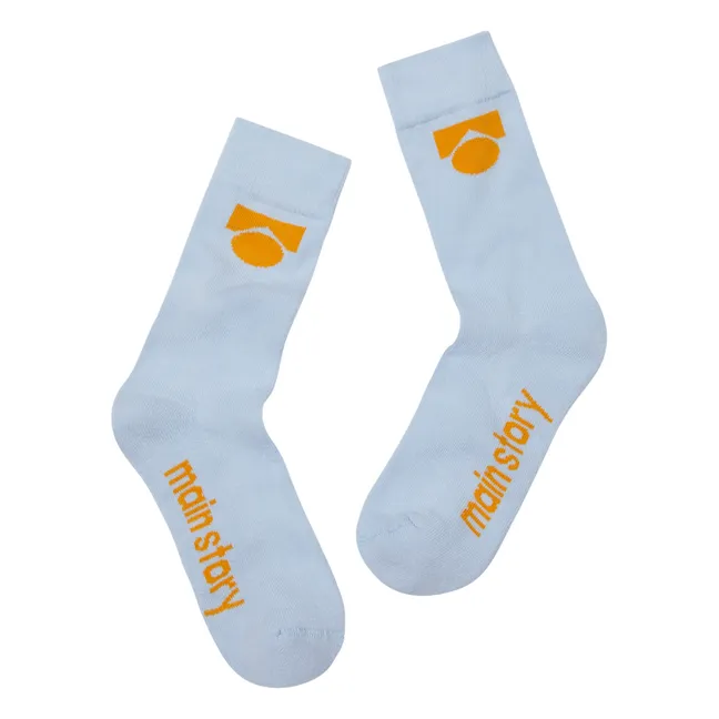 Logo Socken | Hellblau