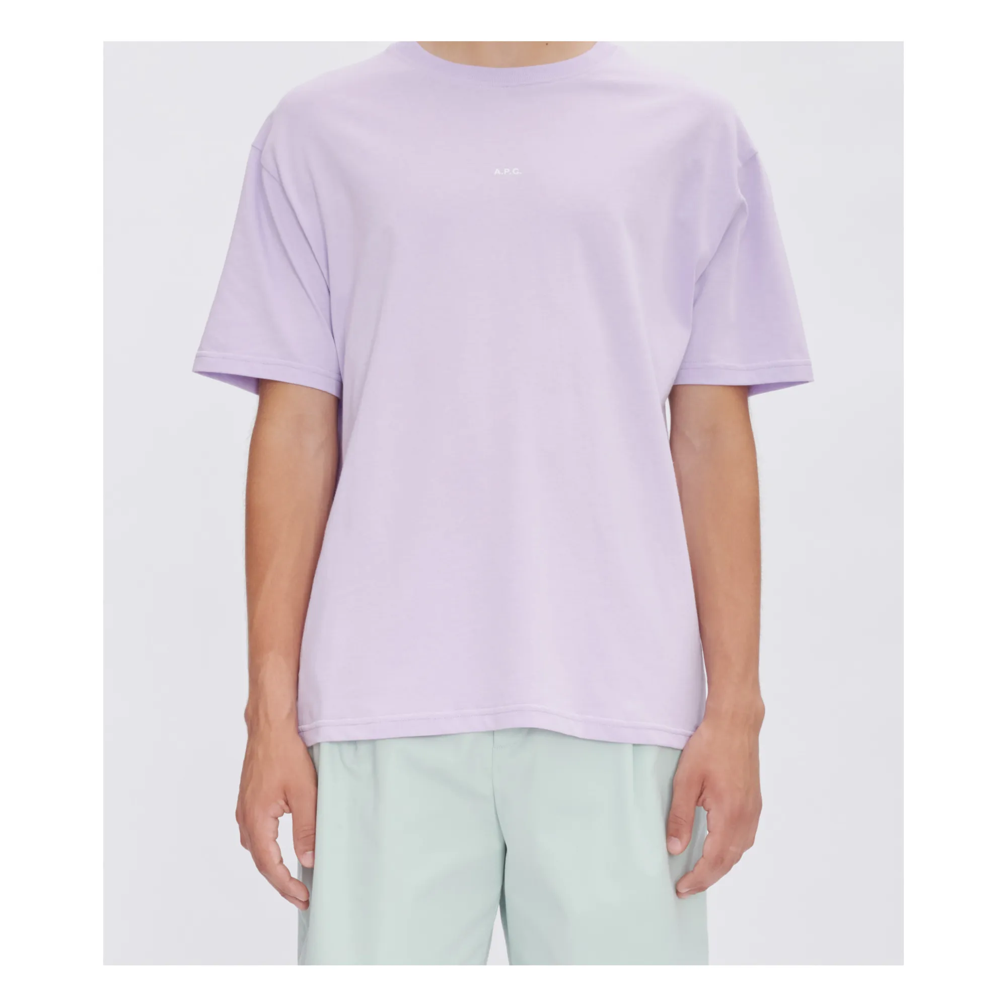 A.p.c. Lavender Kyle T-Shirt Organic Cotton