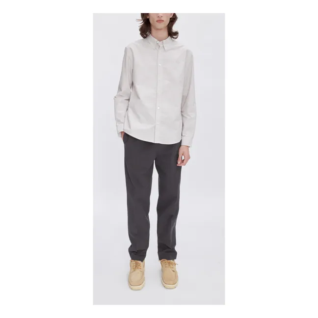 Greg organic cotton shirt | Beige