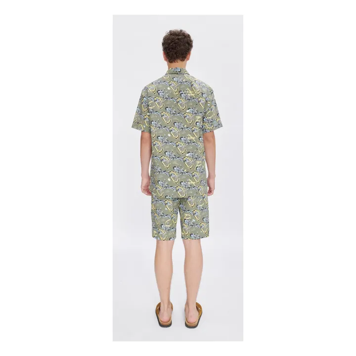 Short Vince Imprimé | Vert kaki- Image produit n°3