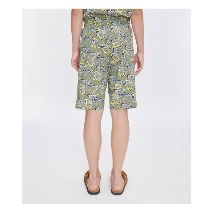 Short Vince Imprimé | Vert kaki- Image produit n°4