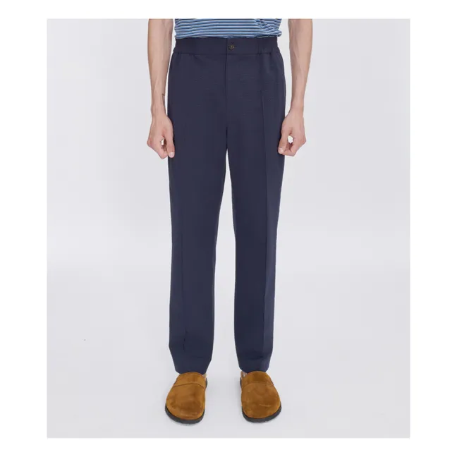 Pantalon Elastiqué Joaquin Coton | Bleu marine
