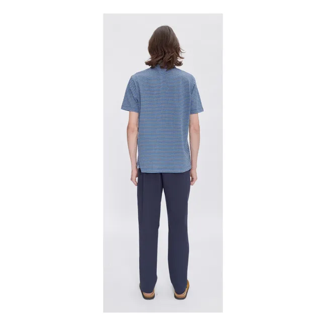 Pantalon Elastiqué Joaquin Coton | Bleu marine