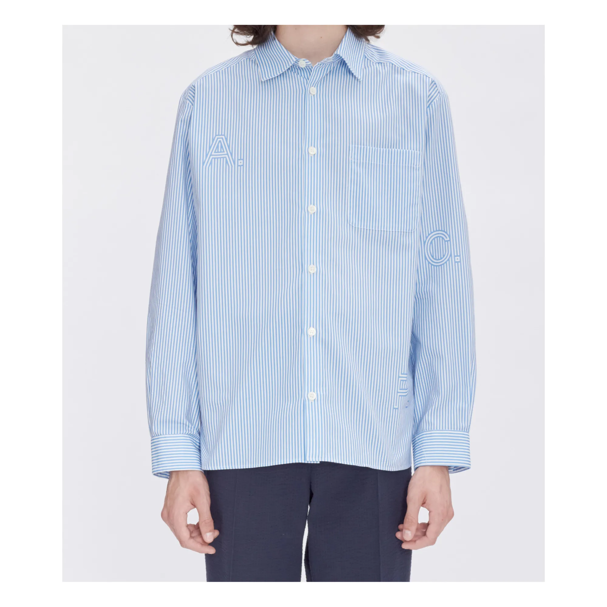 A.p.c. Light Blue Malo Shirt