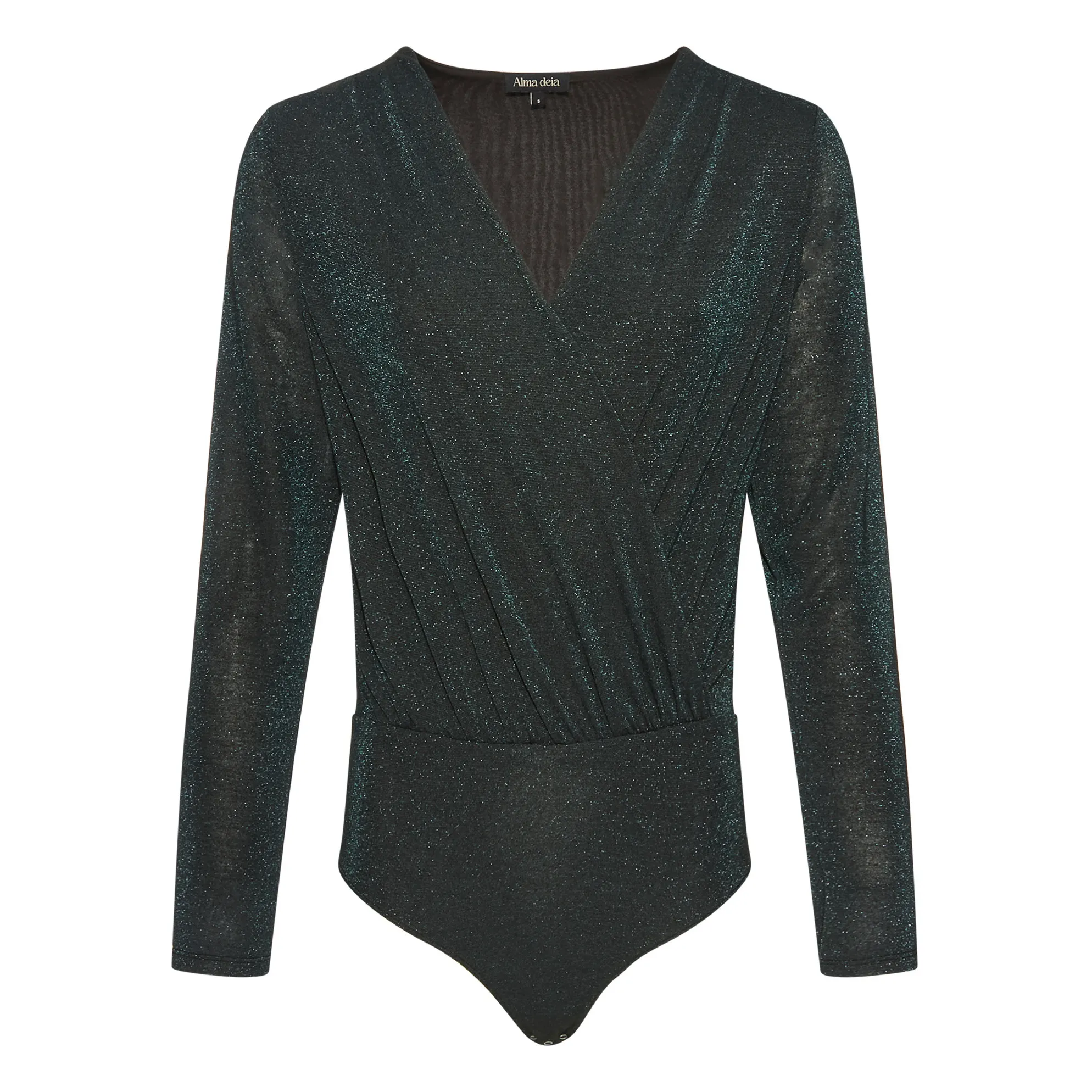 Alma Deia Blue Green Body Cache-Coeur In Glitters