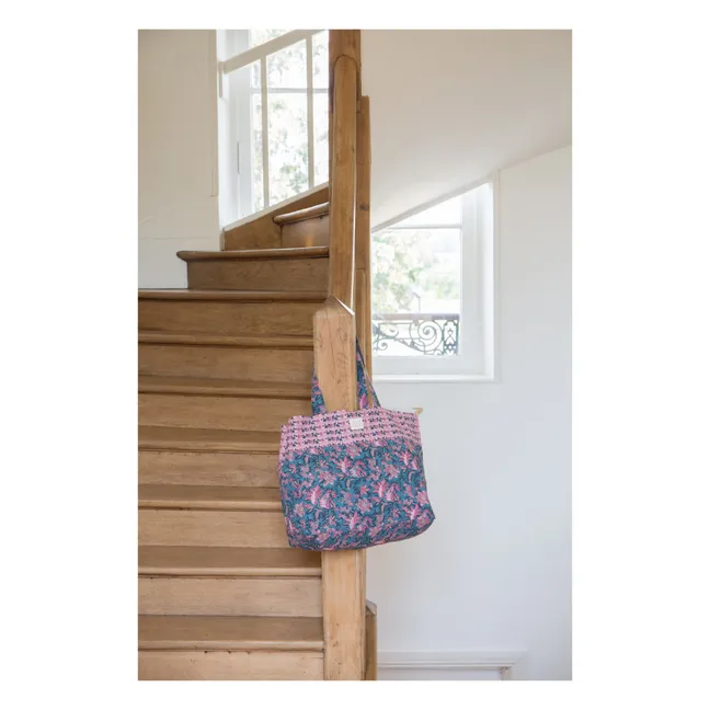 Tote Bag Beverly Organic Cotton - Women's Collection | Peacock blue