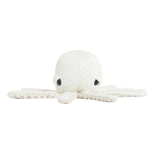 Albino mini octopus cuddly toy