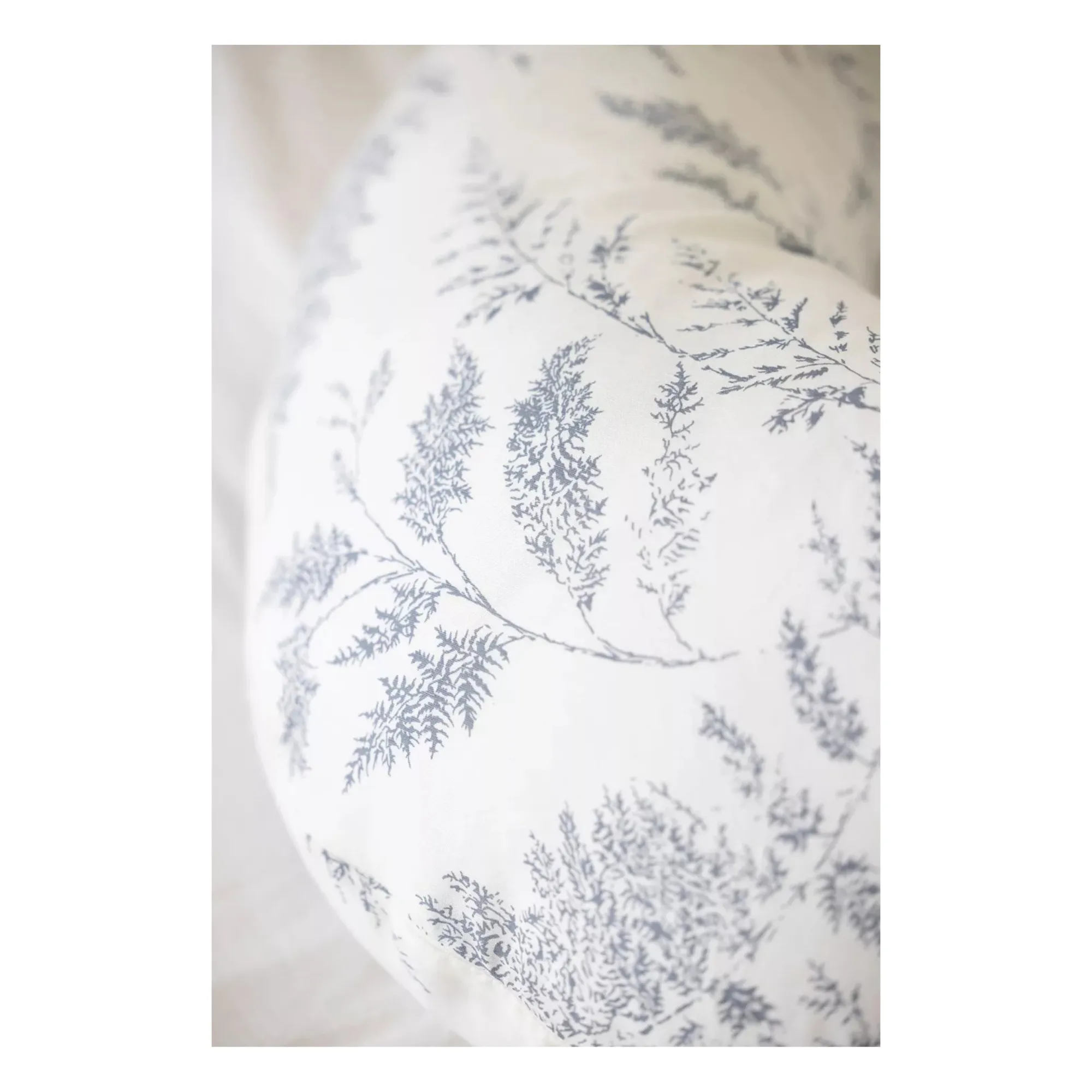 Coussin d'allaitement Feuillage | Bleu marine- Image produit n°3