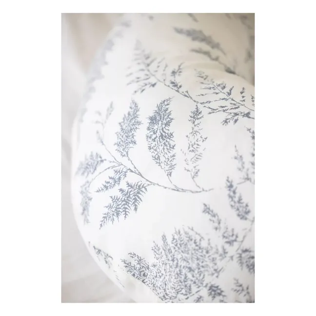 Coussin d'allaitement Feuillage | Bleu marine