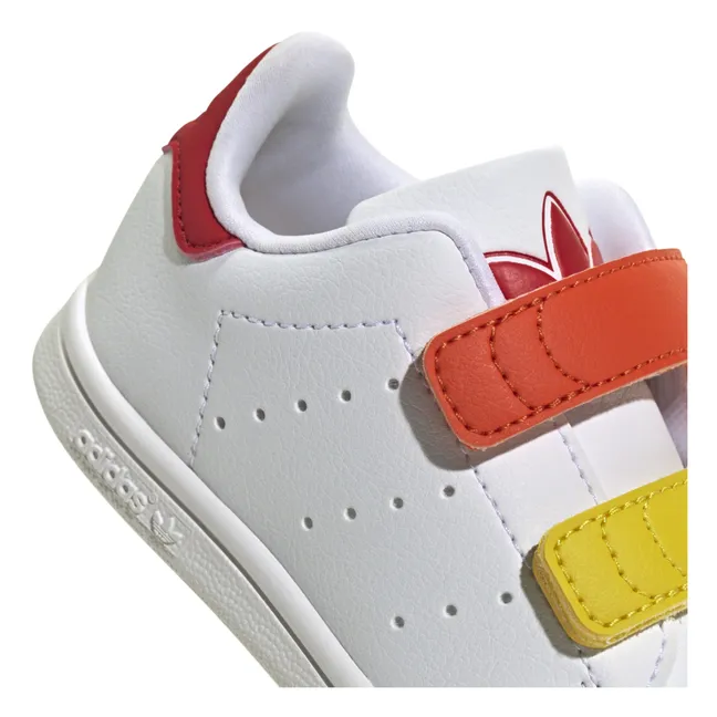 Baskets Stan Smith 2 Scratchs Multicolore | Rouge