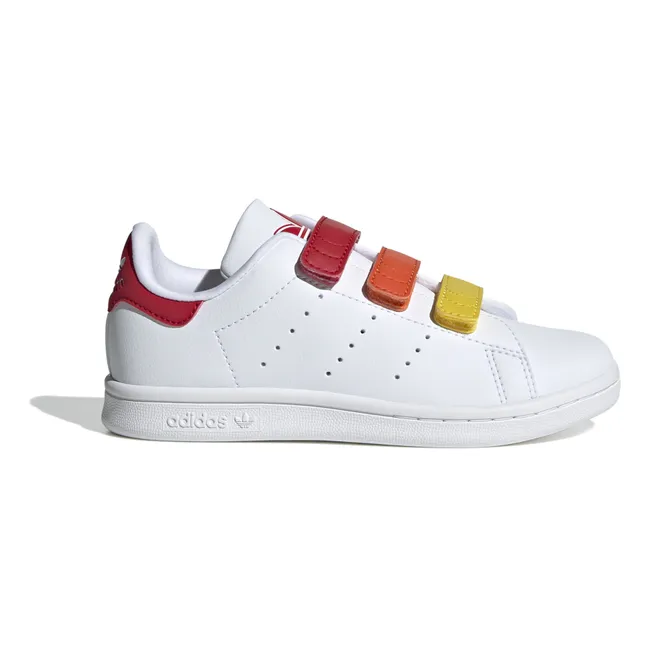 Baskets Stan Smith 3 Scratchs Multicolore | Rouge