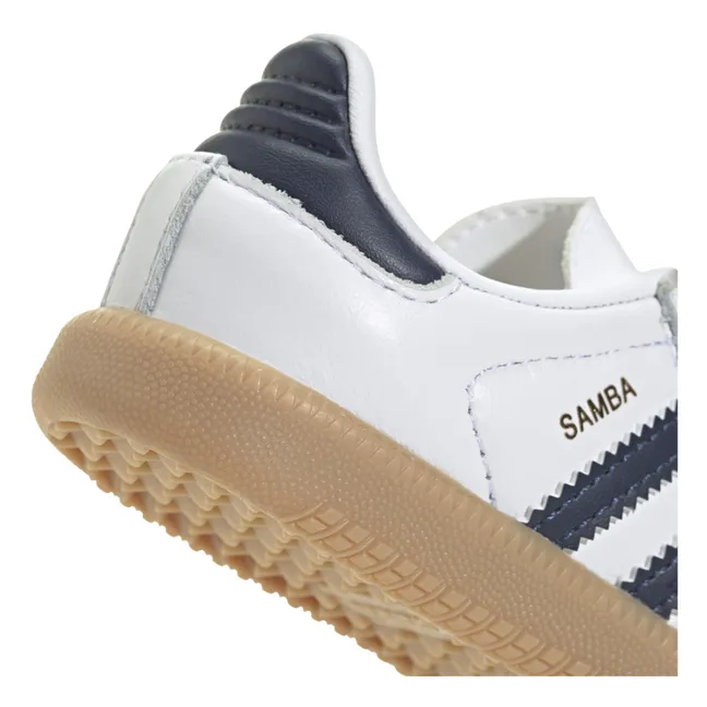 Samba Rubber Sole Lace-up Sneakers | Navy blue