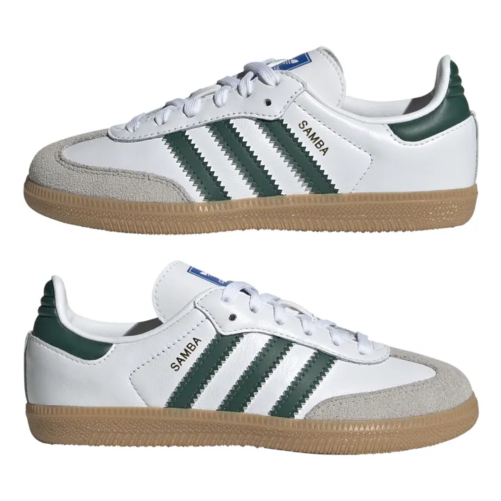 Adidas Samba Sneakers Schnürsenkel Sohle Gummi Grün Smallable