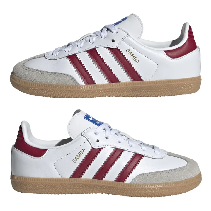 Adidas Samba Sneakers Schnürsenkel Sohle Gummi Rot Smallable