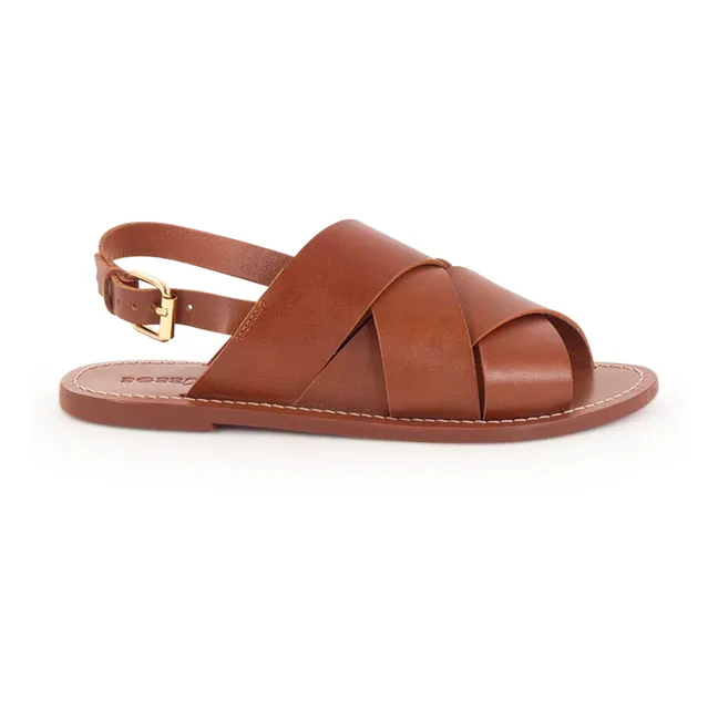 Tiznit Leather Sandals | Camel