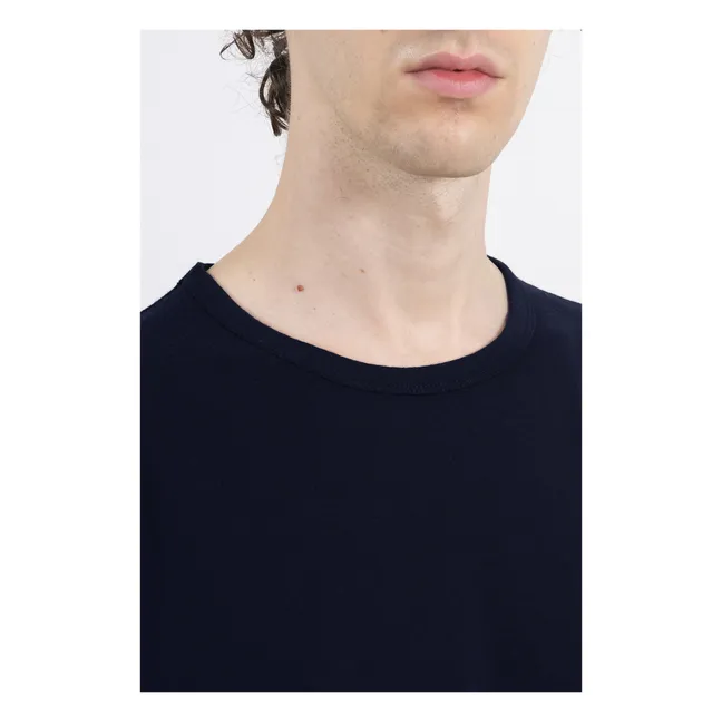 Camiseta Muse de algodón orgánico | Azul Marino
