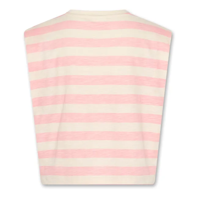 Lora Striped T-shirt | Pink
