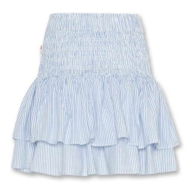 Falda de rayas Delphine | Azul
