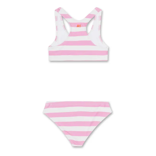 Dara 2-Piece Striped Jersey | Pink
