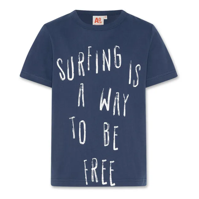 Camiseta Mat Surfing | Azul Marino