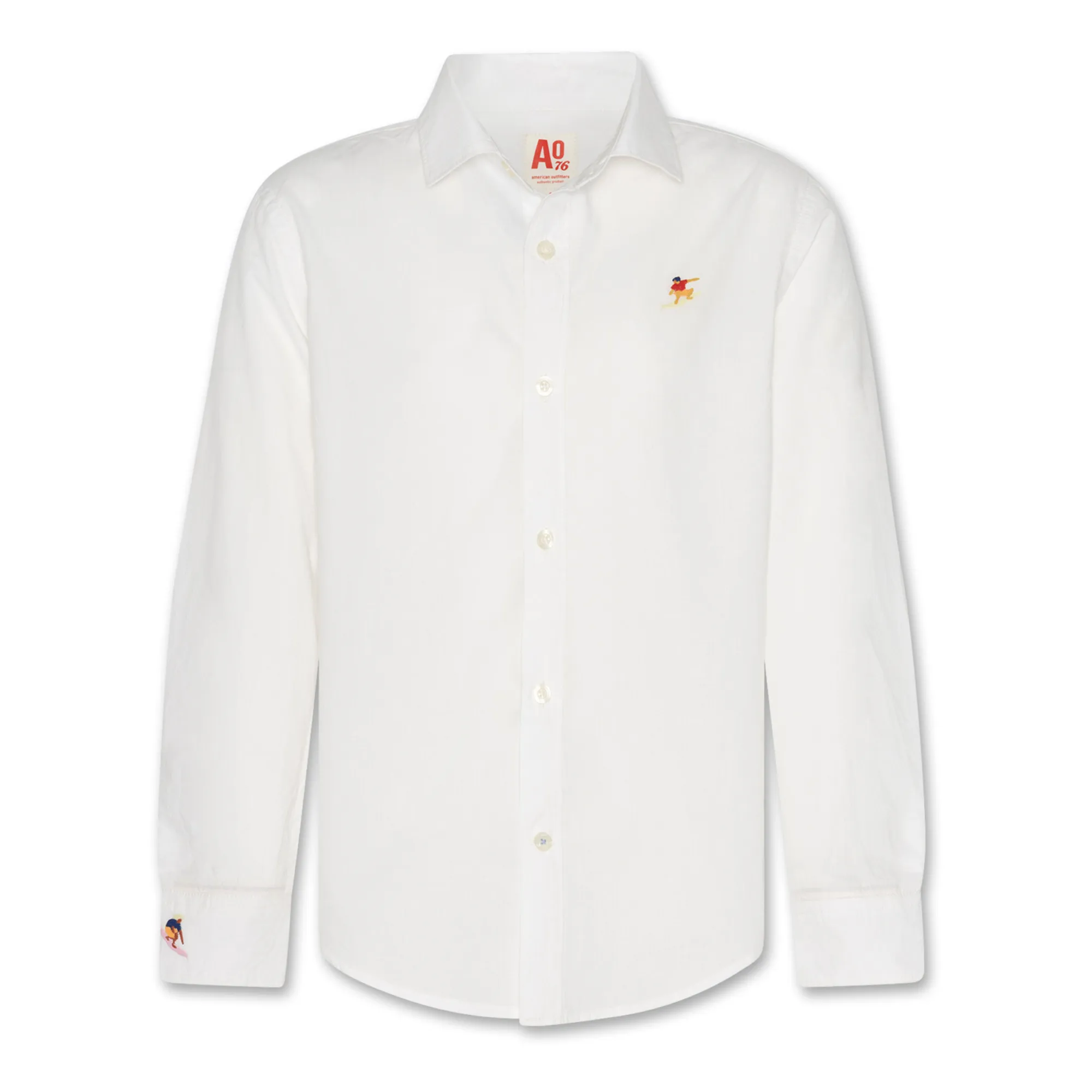 Ao76 White Alan Surfer Shirt