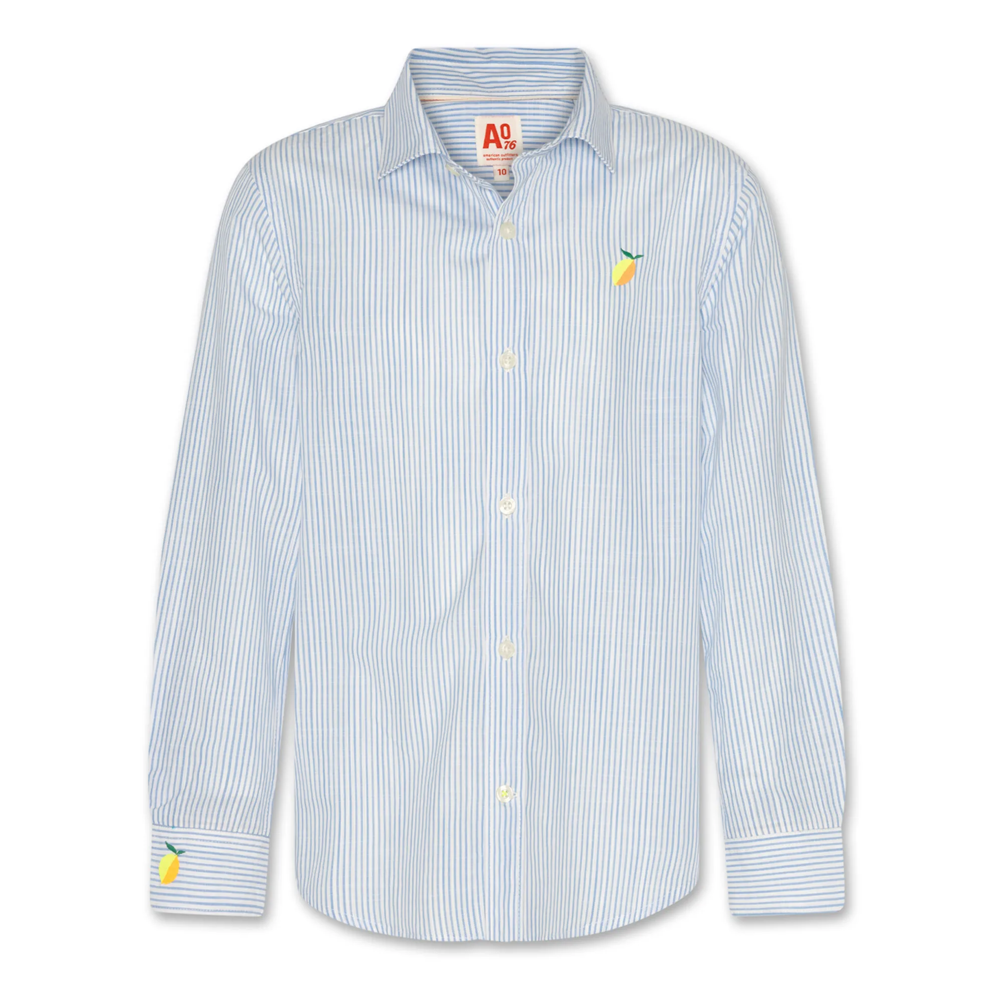 Ao76 Blue Alan Lemon Shirt