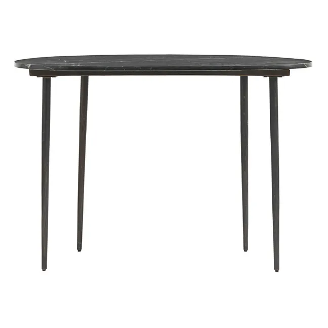 Edal Schreibtisch aus Marmor | Schwarz