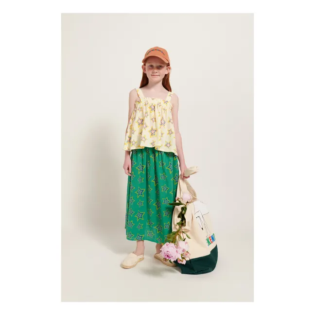 Top Etoiles Coton Bio | Jaune pâle