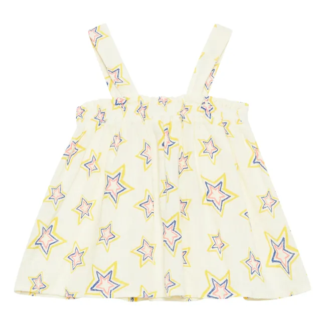 Top Etoiles Coton Bio | Jaune pâle