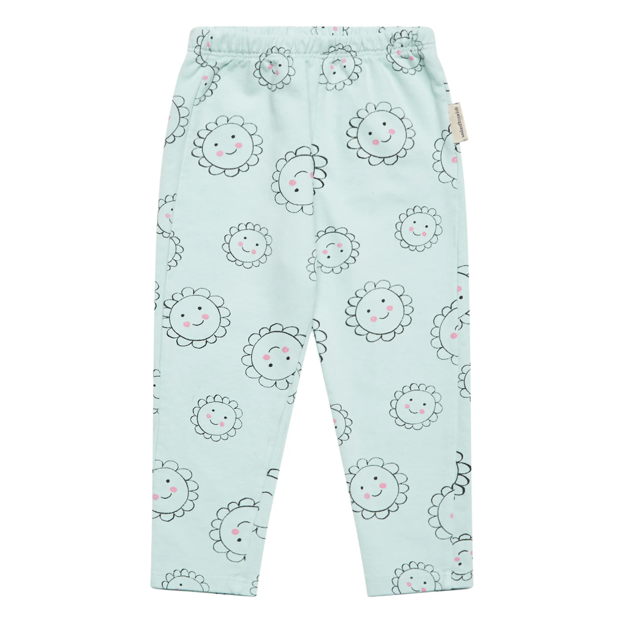 Weekend House Green Water Baby Jogger Flowers Organic Cotton