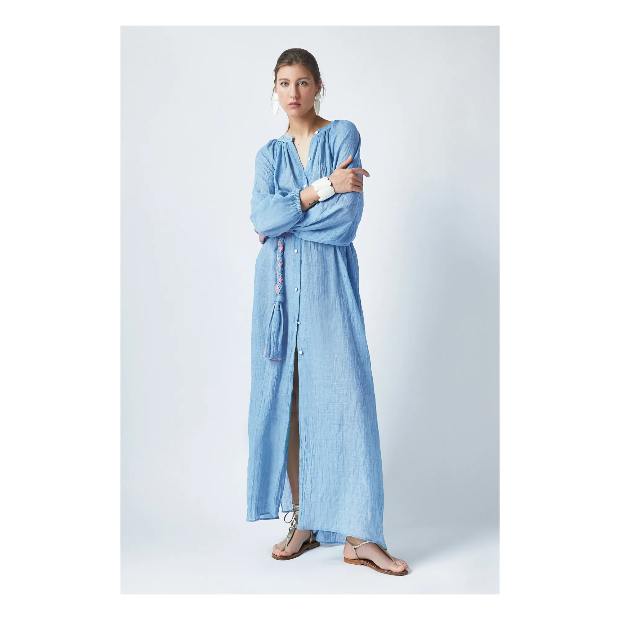 Robe Alma | Bleu- Image produit n°1