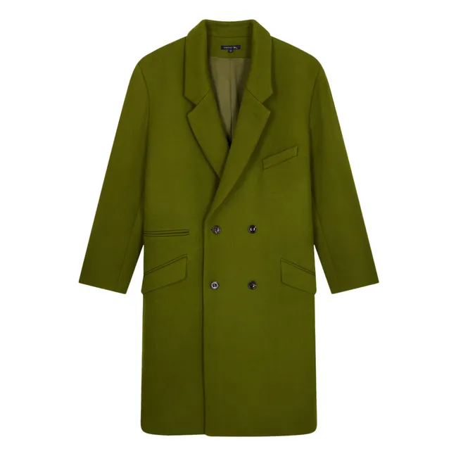 Cappotto in lana vergine Wadden | Verde
