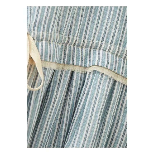 Colima Striped Dress | Blue