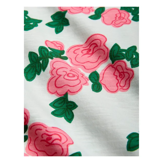 Kleid und T-Shirt übereinander Bio-Baumwolle Rosa | Schwarz