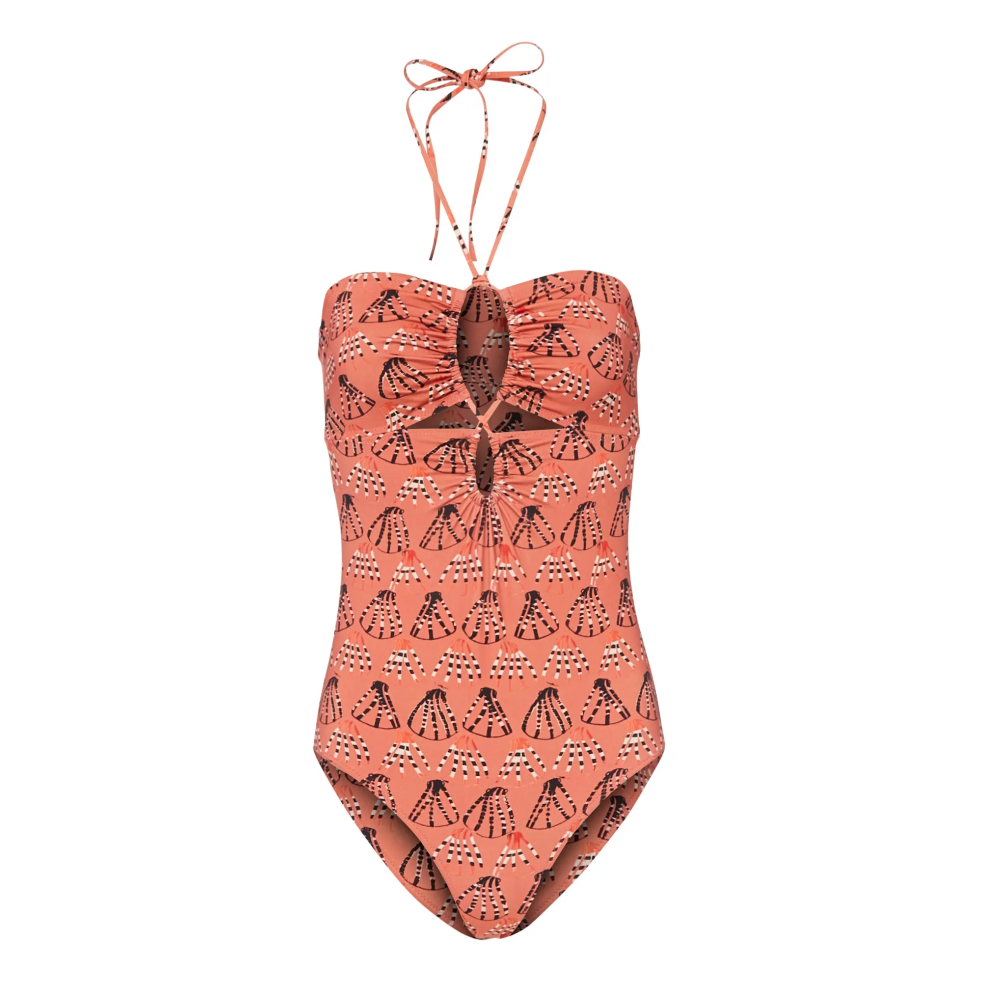 Ulla Johnson Pink Minorca One-Piece Swimsuit
