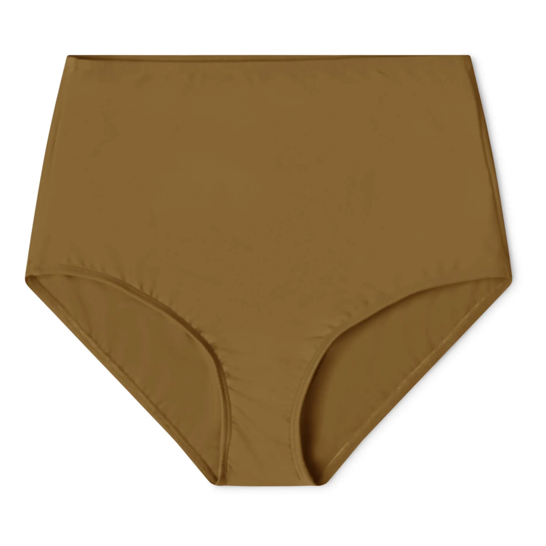 Matona Khaki Brown Mailllot High Waist Stockings