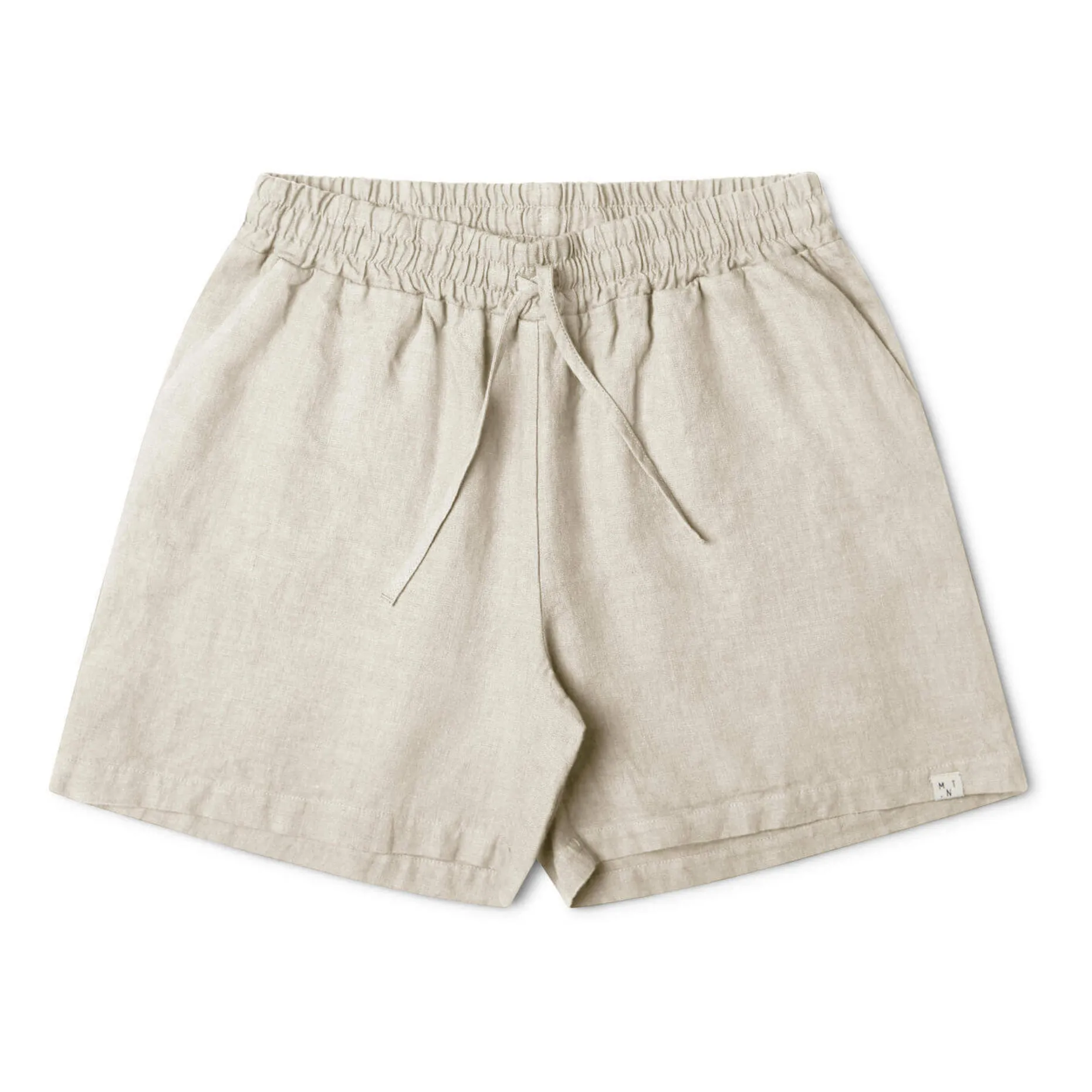 Matona Ecru Linen Shorts