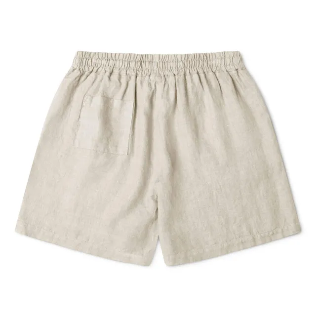Linen Shorts | Ecru