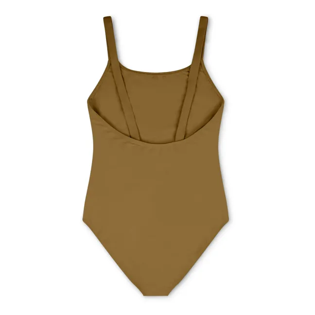 One-Piece Swimsuit | Khaki brown