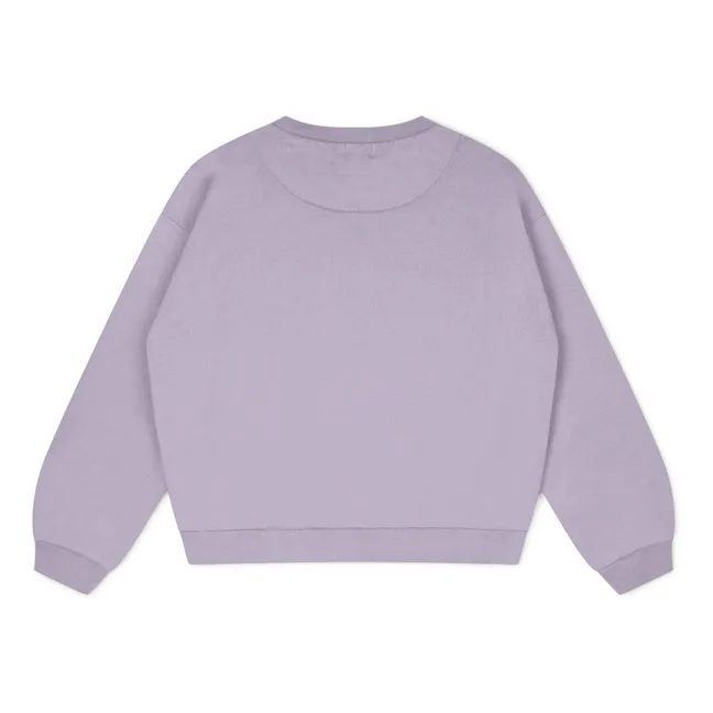 Sweatshirt Bio-Baumwolle | Lila