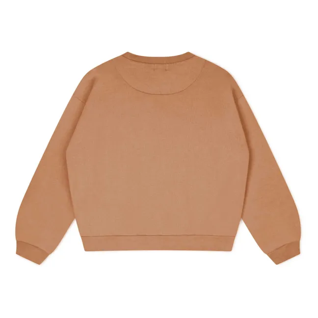 Organic Cotton Sweatshirt | Terracotta