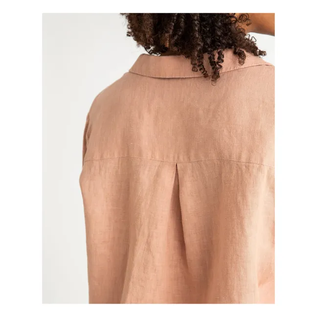 Linen Shirt | Dusty Pink