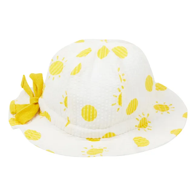 Feben Soleil Seersucker hat | Yellow