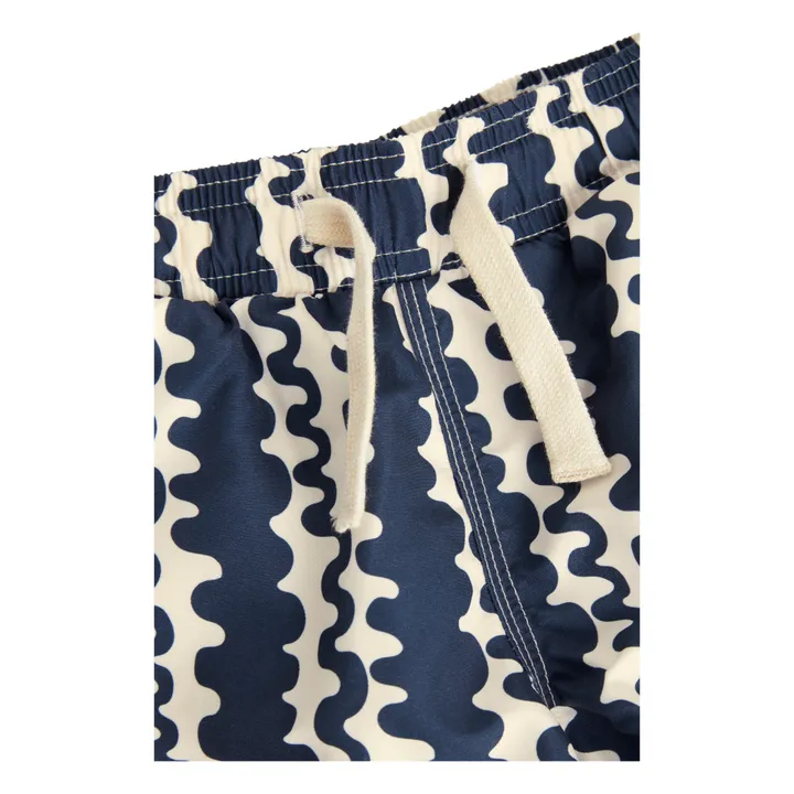 Short de Bain Blue Scribble | Bleu marine- Image produit n°1