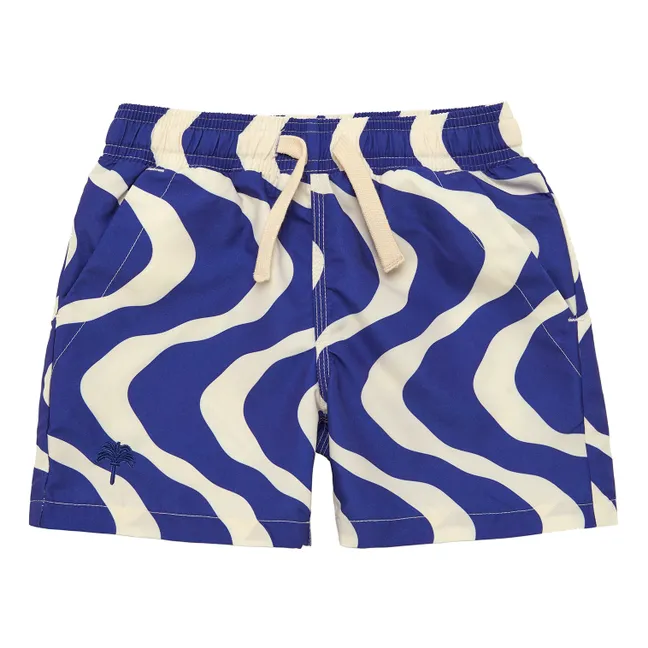 Blue Rippling Swim Shorts | Blue