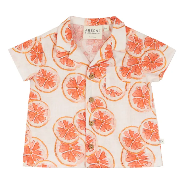 Camiseta Fredo Grapefruit | Naranja