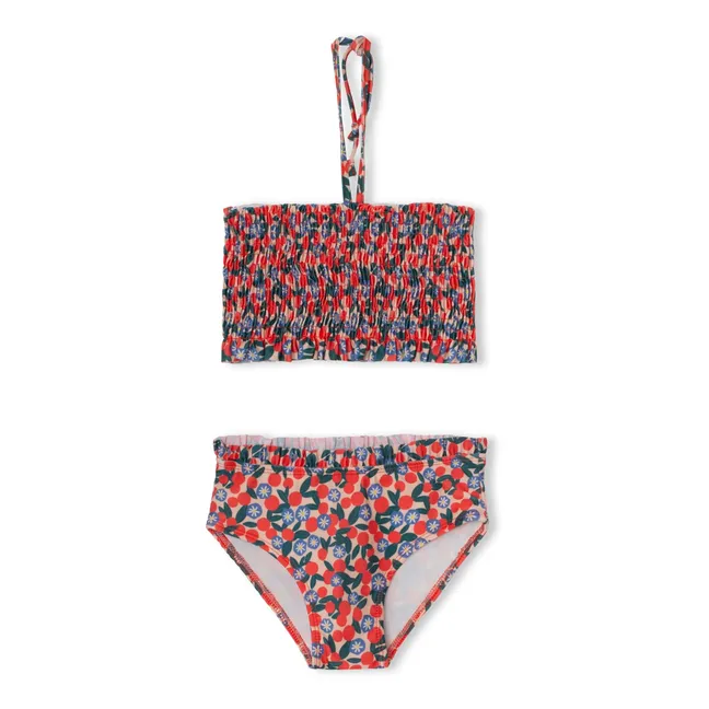 June Fleur Swimsuit Recycled Fibers | Red