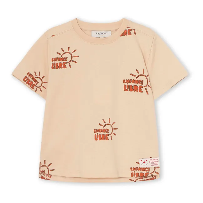 Oscar Organic Cotton T-Shirt | Yellow